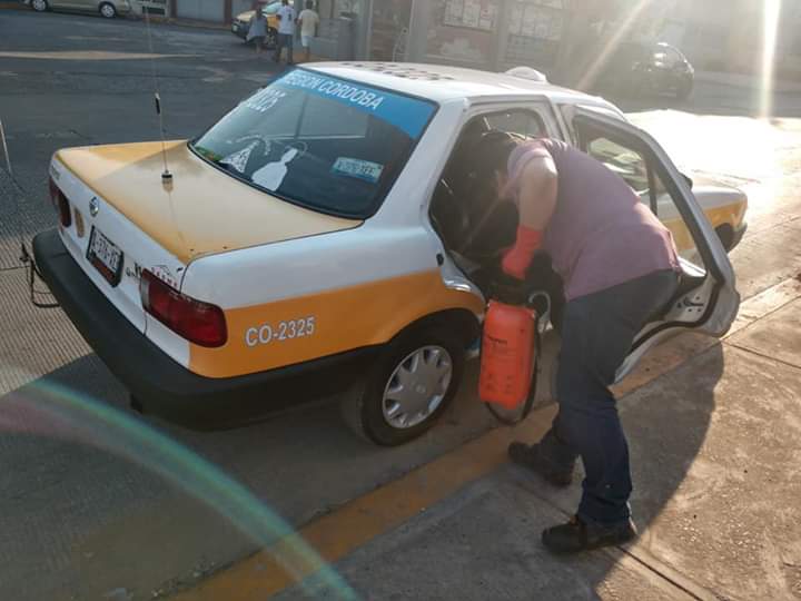 limpieza de taxis