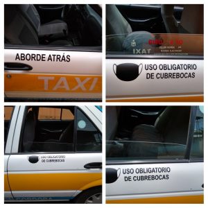 calcomanias taxis